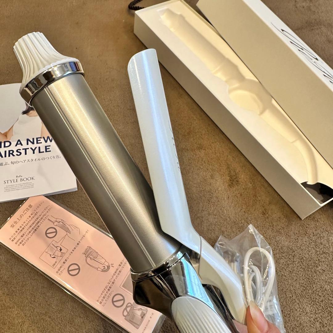 ReFa カールヘアアイロン ホワイト/シルバー