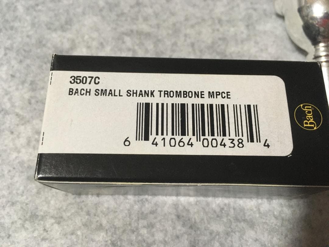 【中古】トロンボーン マウスピース BACH 細管350 7C (a)