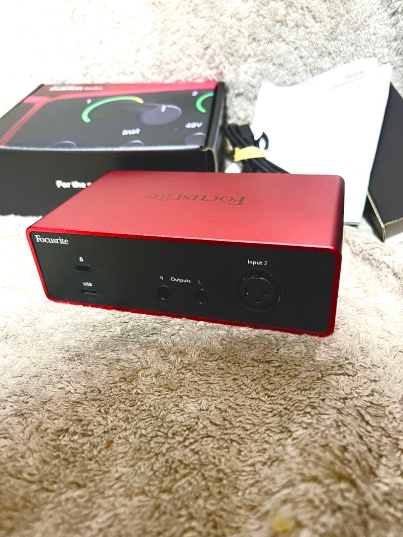 ほぼ新品　focusrite scarlett solo gen4