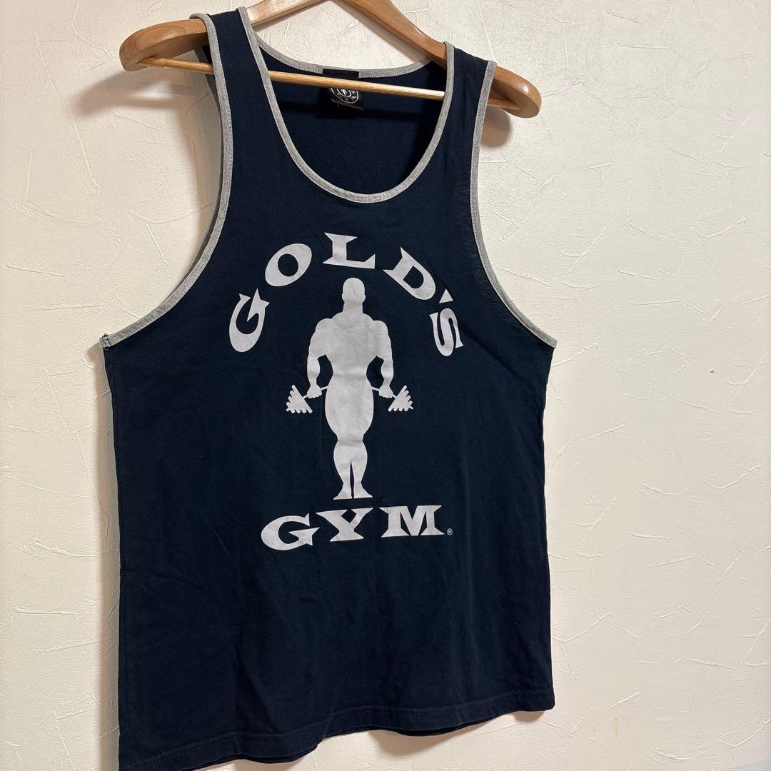 ゴールドジム　リンガータンクトップ　横川尚孝　gold's gym ボディビル