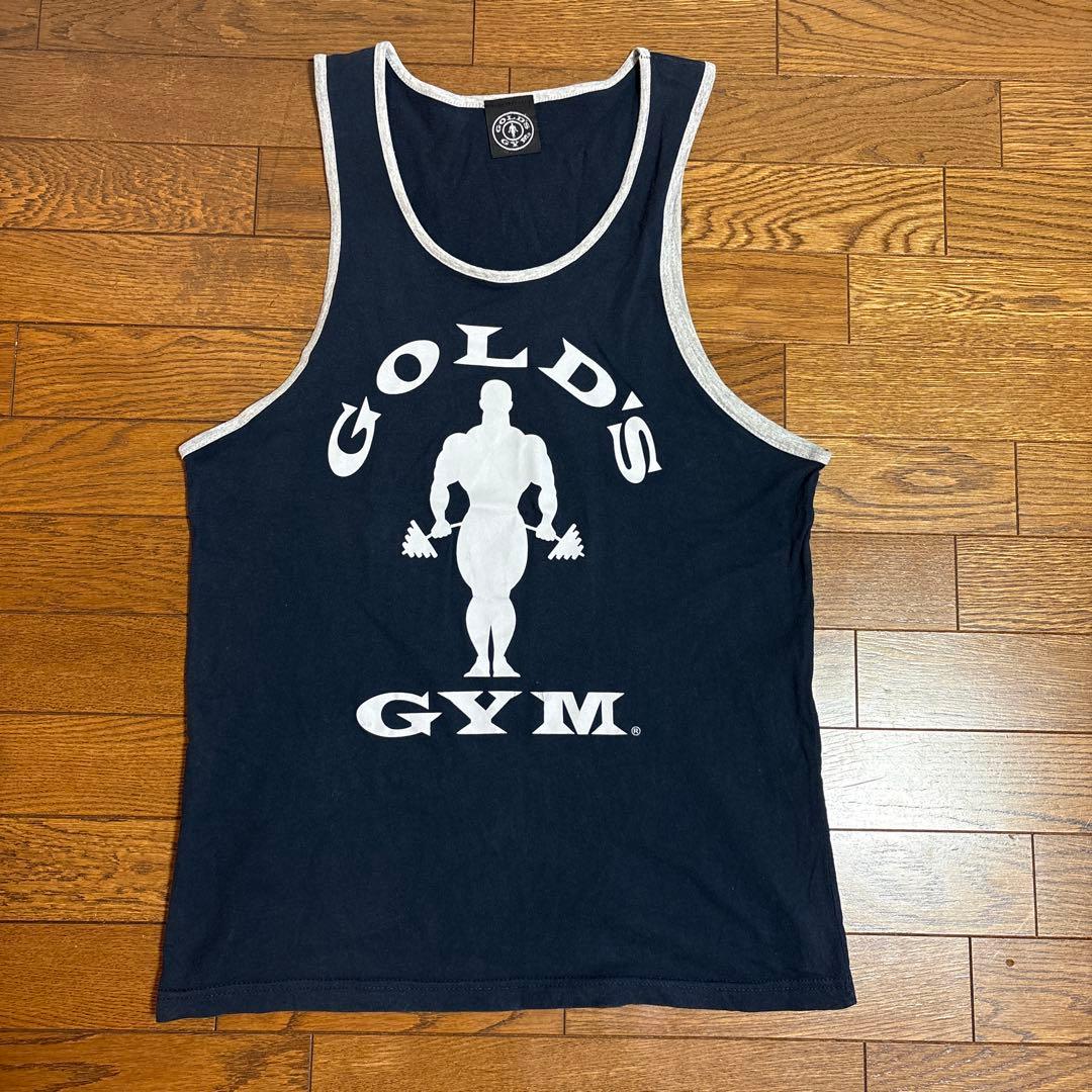 ゴールドジム　リンガータンクトップ　横川尚孝　gold's gym ボディビル