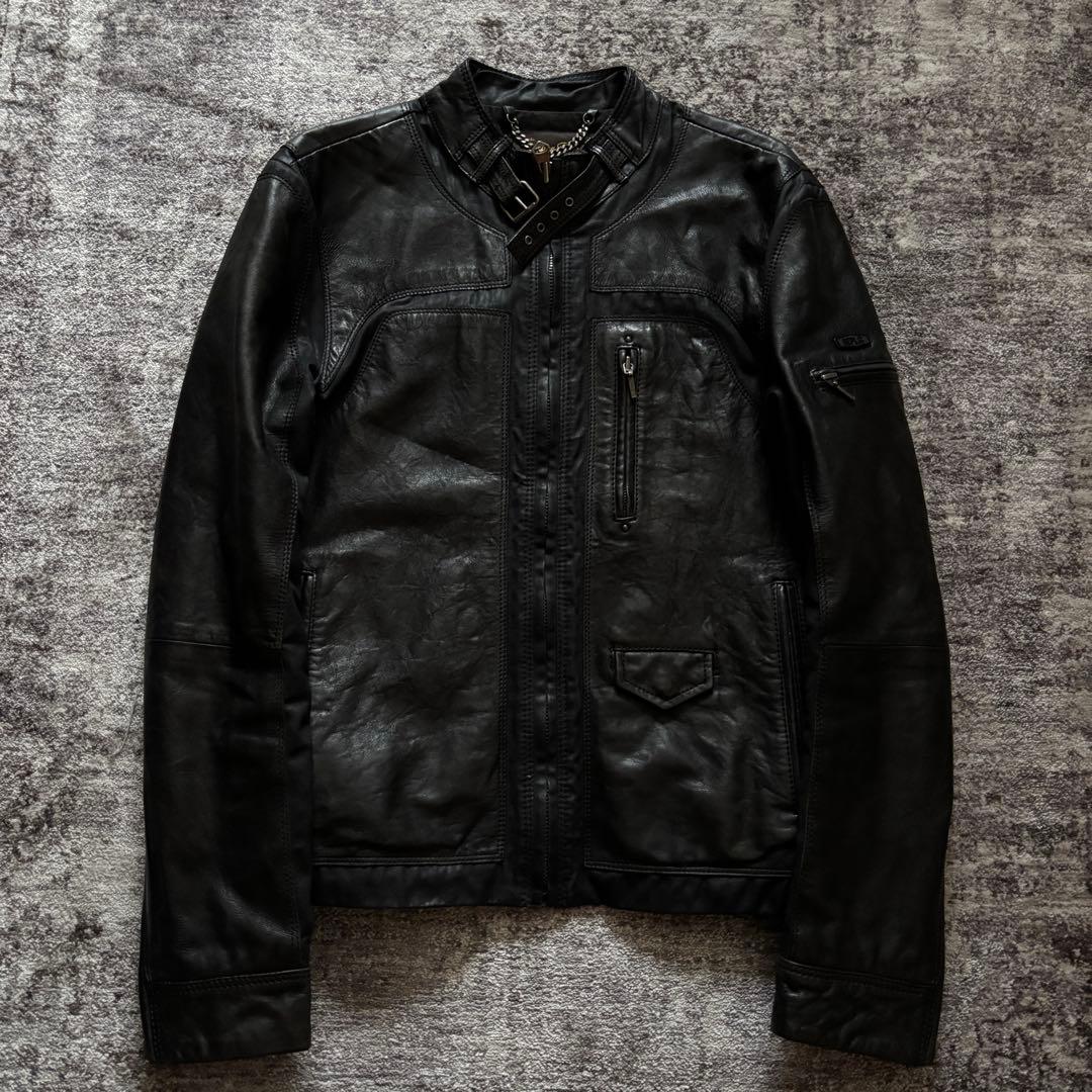 archive replay コーティング 切り替え レザージャケットhedi