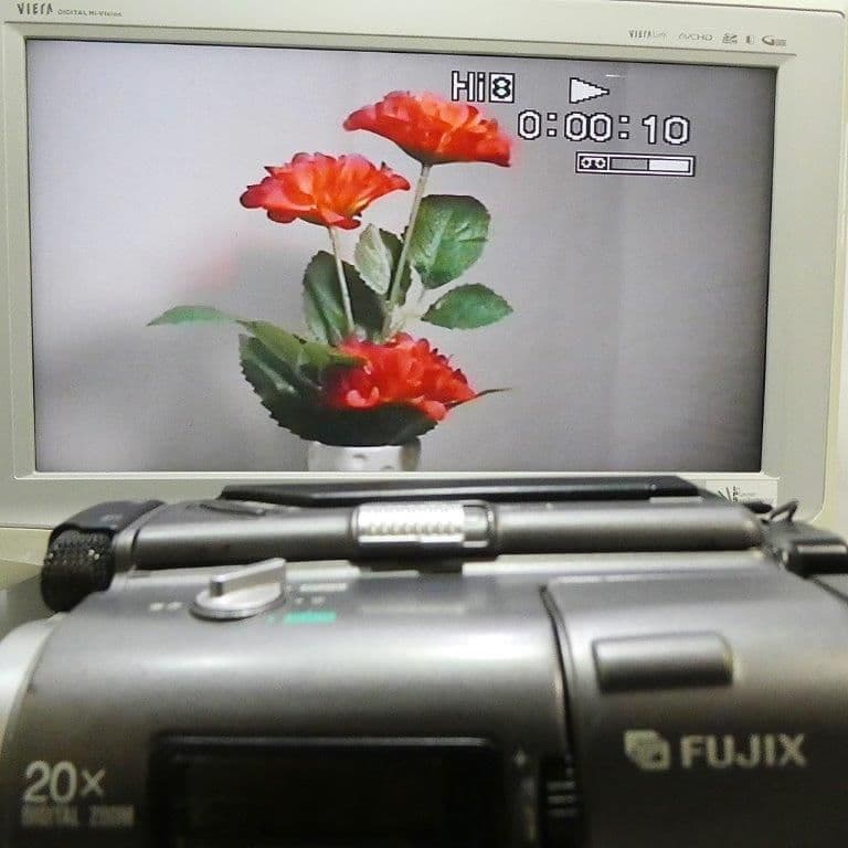 動作良好FUJIX FH20 VideoHi8ビデオカメラ DVDダビングに最適