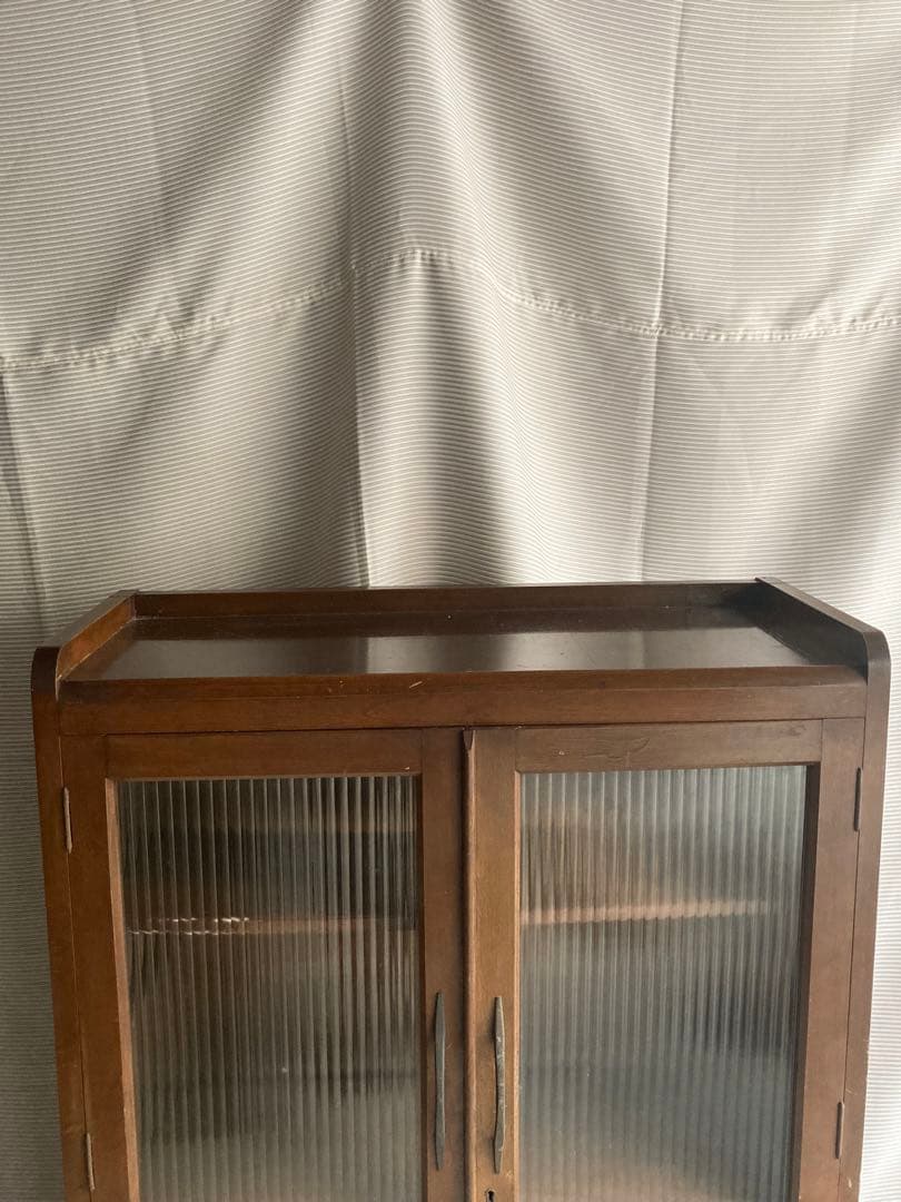 美*桜様 古道具　本棚　ガラスキャビネット