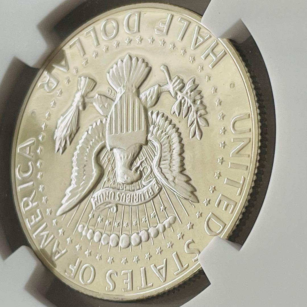 1969 アメリカ　ハーフダラー　銀貨　ケネディ　NGC PF 69 CAMEO