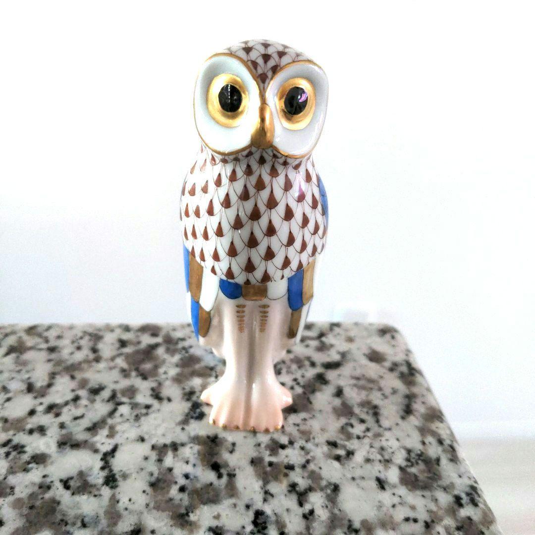 ヘレンド Herend フクロウ 置物