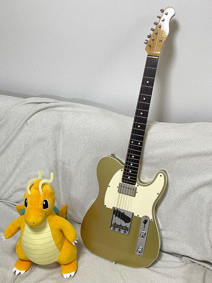 単品FusionTelecasterタイプエレキギタ（SparkMiniアンプ）