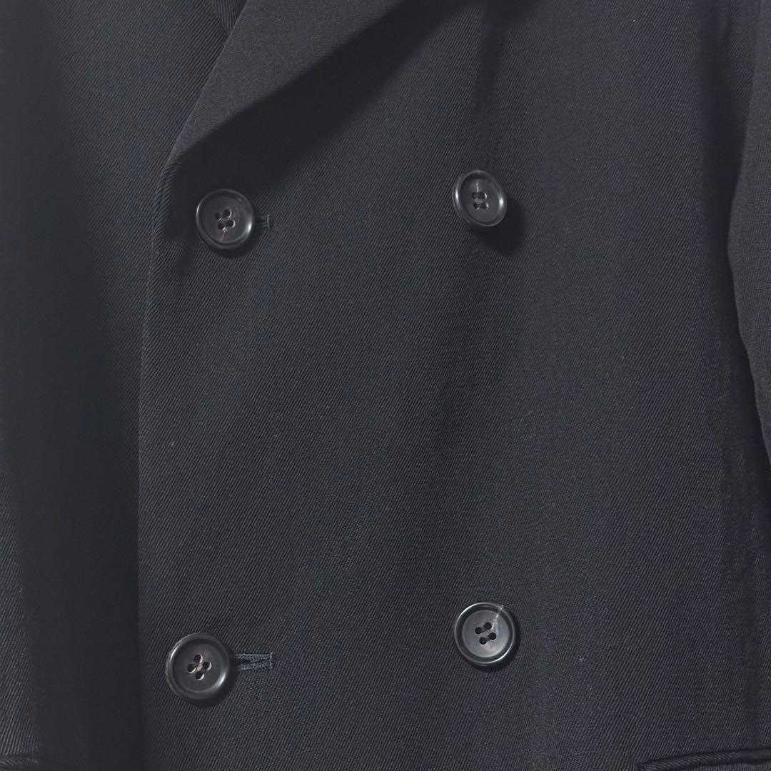 tricot COMME des GARCONS ダブル　コート　ハーフ　黒