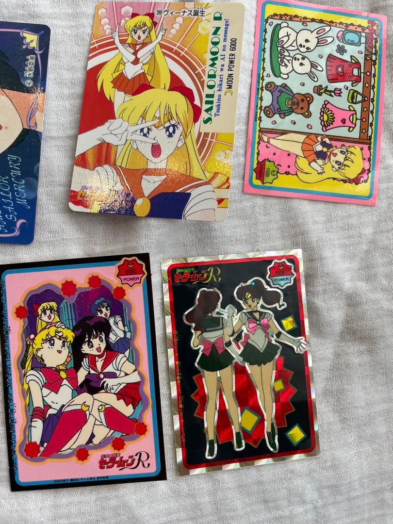 【匿名配送】セーラームーン　カード　シール　まとめて　35枚　入手困難