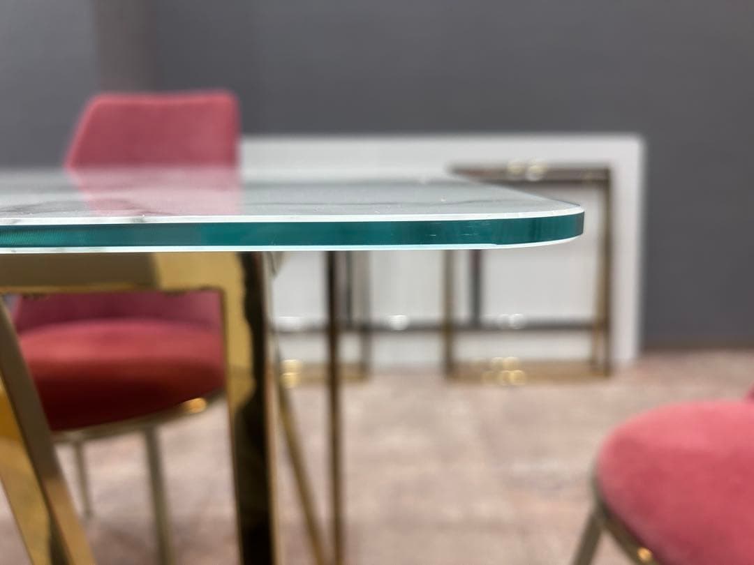 【bb】フェリシテ ダイニングテーブル 大理石 W160