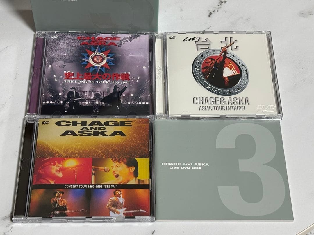 【セット売り】CHAGE AND ASKA LIVE DVD BOX 2、3