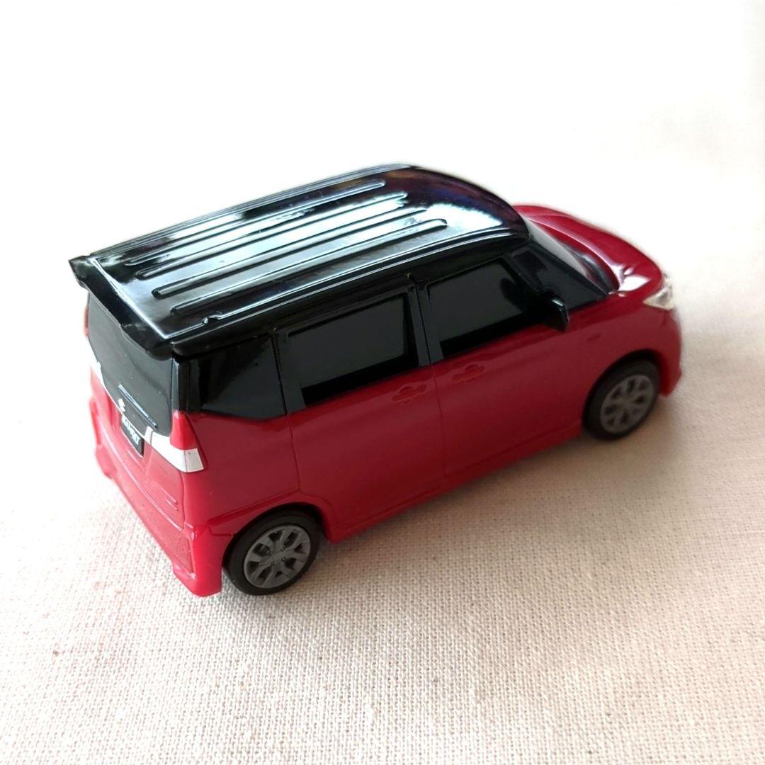 スズキ　新型 ソリオバンディット　プルバックカー　 赤と黒　[非売品]