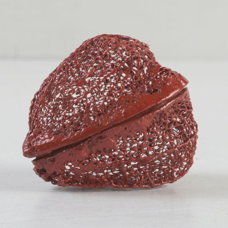 茶道具　乾漆　透かし鬼灯　香合　時代箱　V　9320