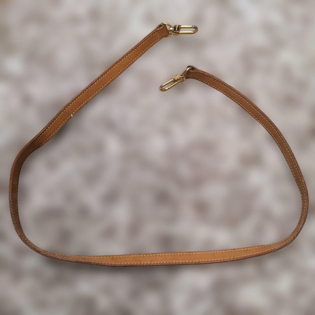 Louis Vuitton レザー ストラップ ブラウン