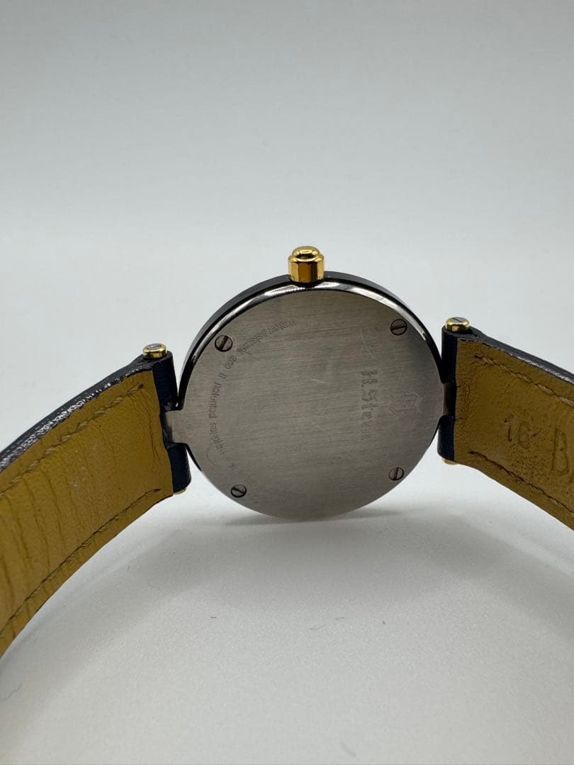 【美品・レア】H.Stern エイチ・スターン 腕時計 ネイビー×ゴールド