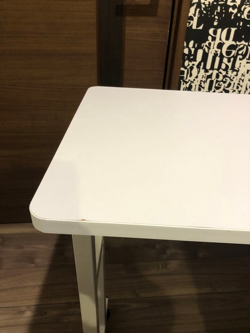 折りたたみ ネイルテーブル ホワイト