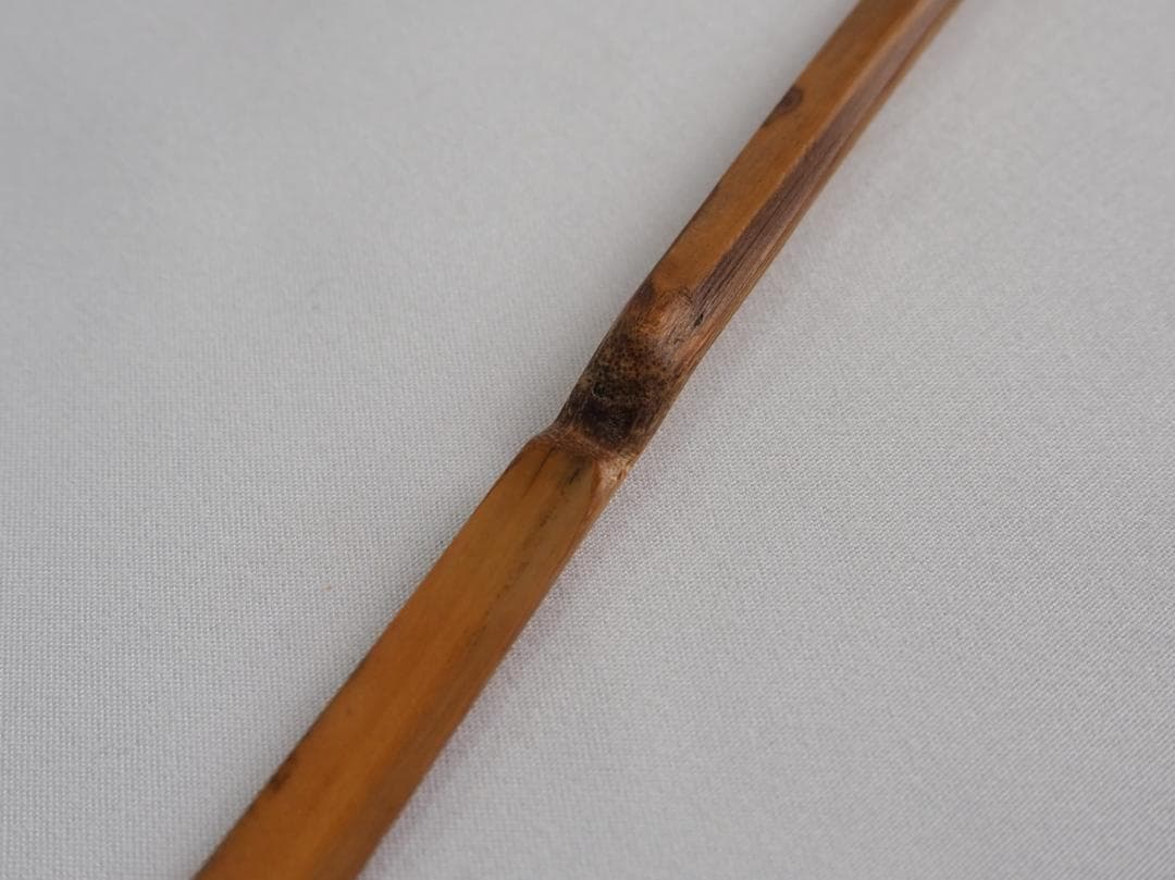 大徳寺511世管長 立花大亀造『竹茶杓』銘：楽日（共箱・共筒）