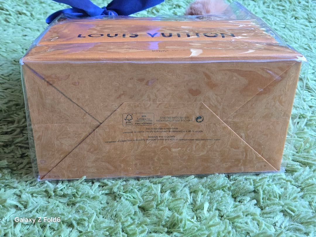 ルイヴィトン ショッパー×クリアトートバッグ チャーム付き