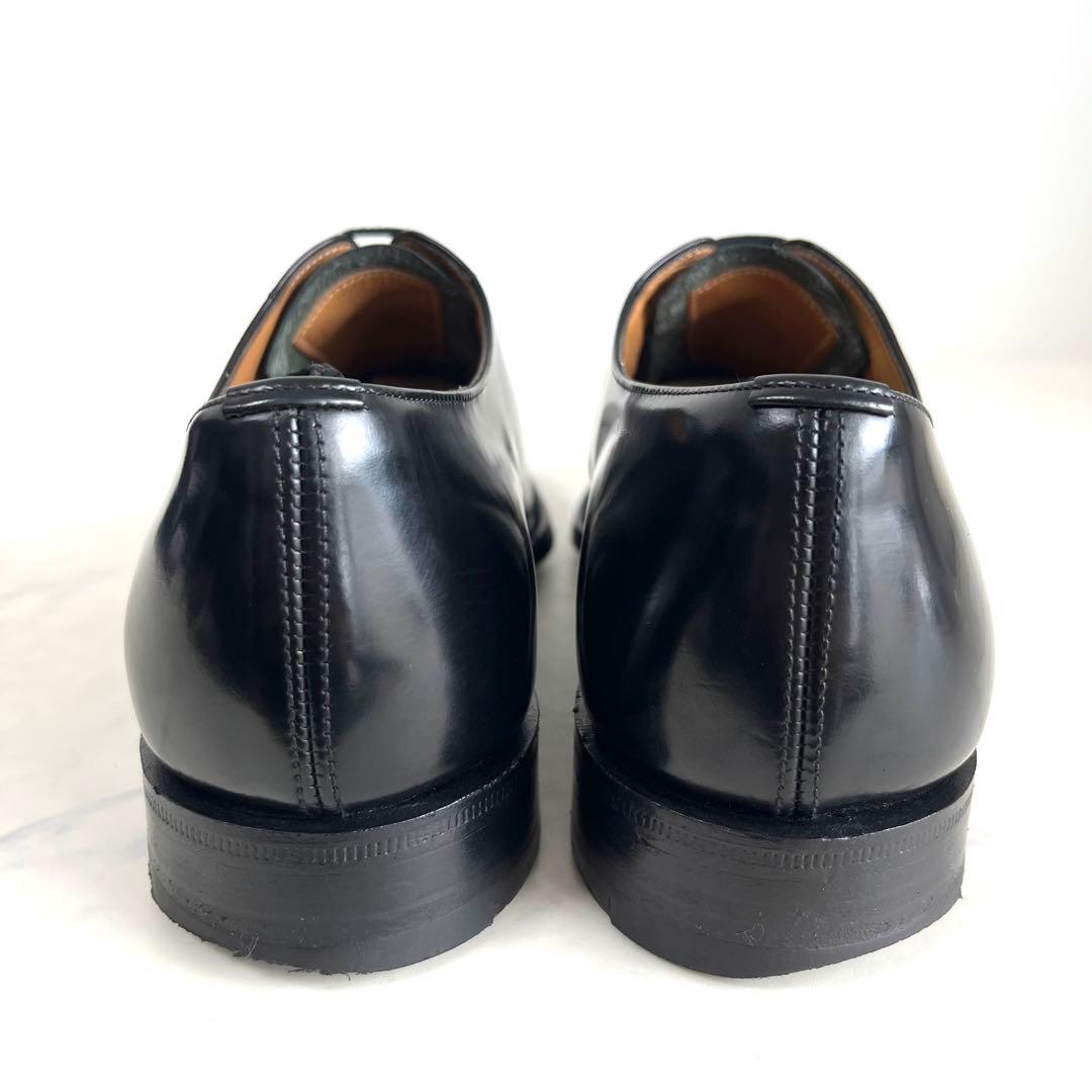 美品 チャーチ UK6 25.0 コンサル ストレートチップ 173 ラスト 黒