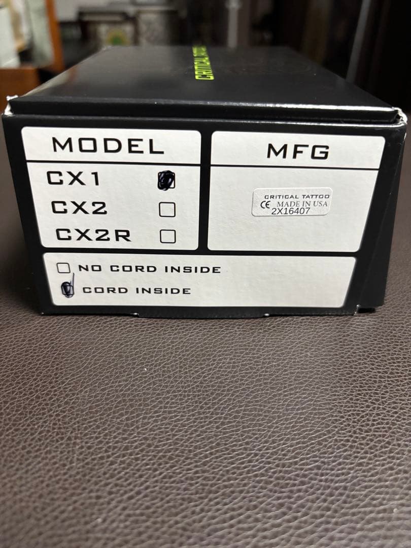 クリティカル　タトゥー　パワーサプライCX1