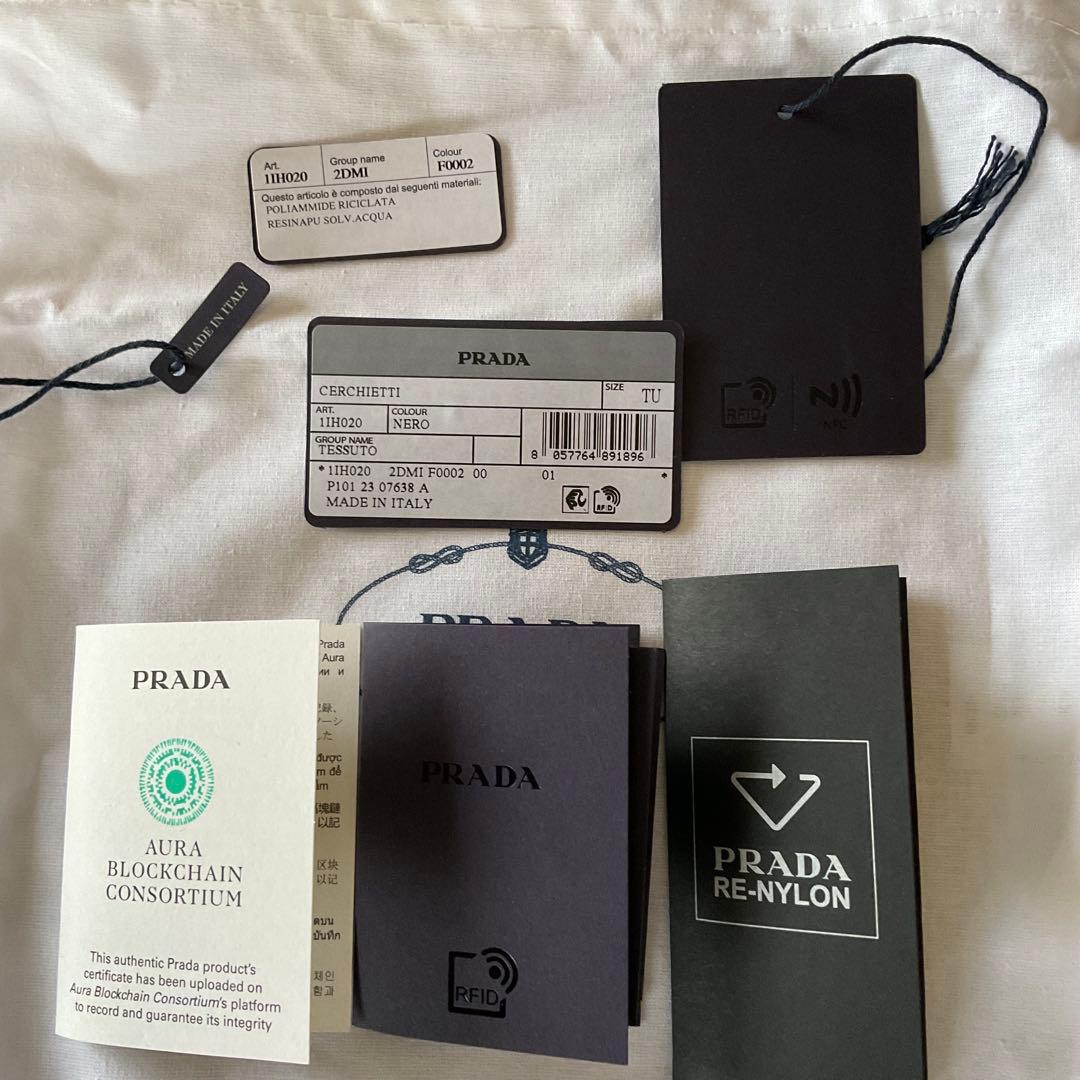 【新品✨✨】PRADA Re-Nylonブラック ヘアバンド