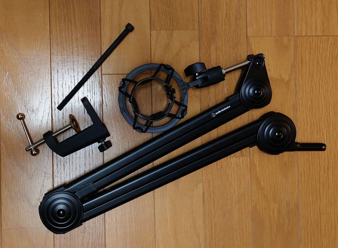 マイクアーム AT8700J +ショックマウントAT8458a