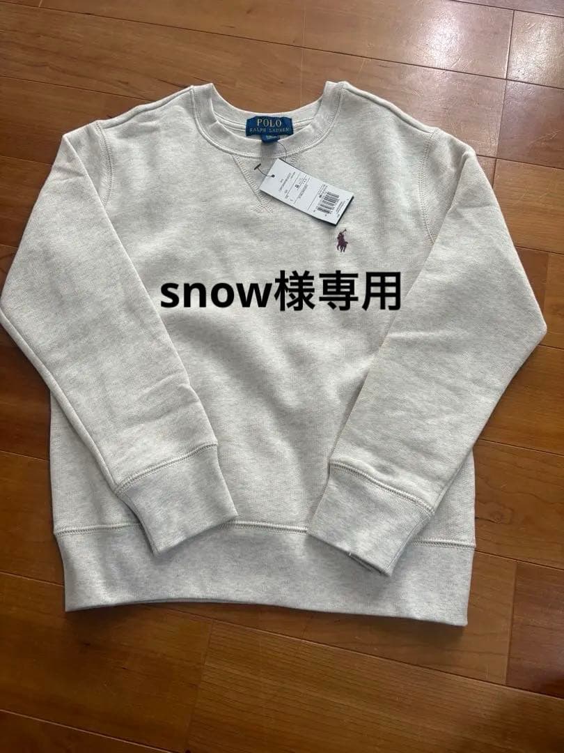 未使用タグ付き140 ラルフローレンスウェットシャツ