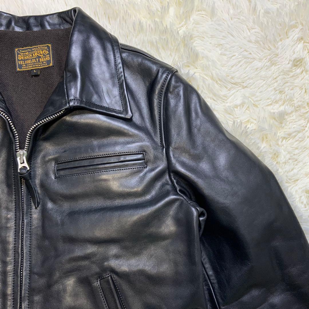 VELUOKLDLY ホースハイド レザージャケット Ｌヴェルオックリー 馬革