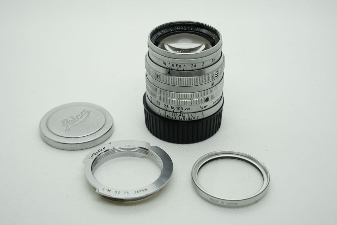 レンズ(単焦点) Leica summarit 50mm f1.5