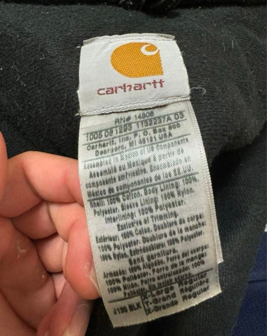 Carhartt カーハート アクティブジャケット BLK ブラックお値下げ可能