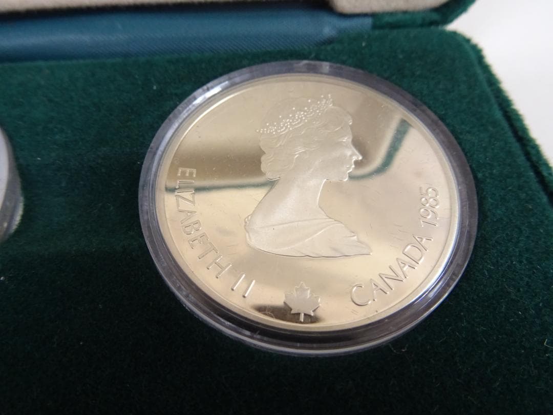 m*k様 鹿039 カルガリーオリンピック 1988 記念銀貨 20ドル 2枚