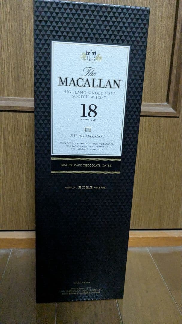 The Macallan18年シェリーオークシングルモルトウイスキー 700ml