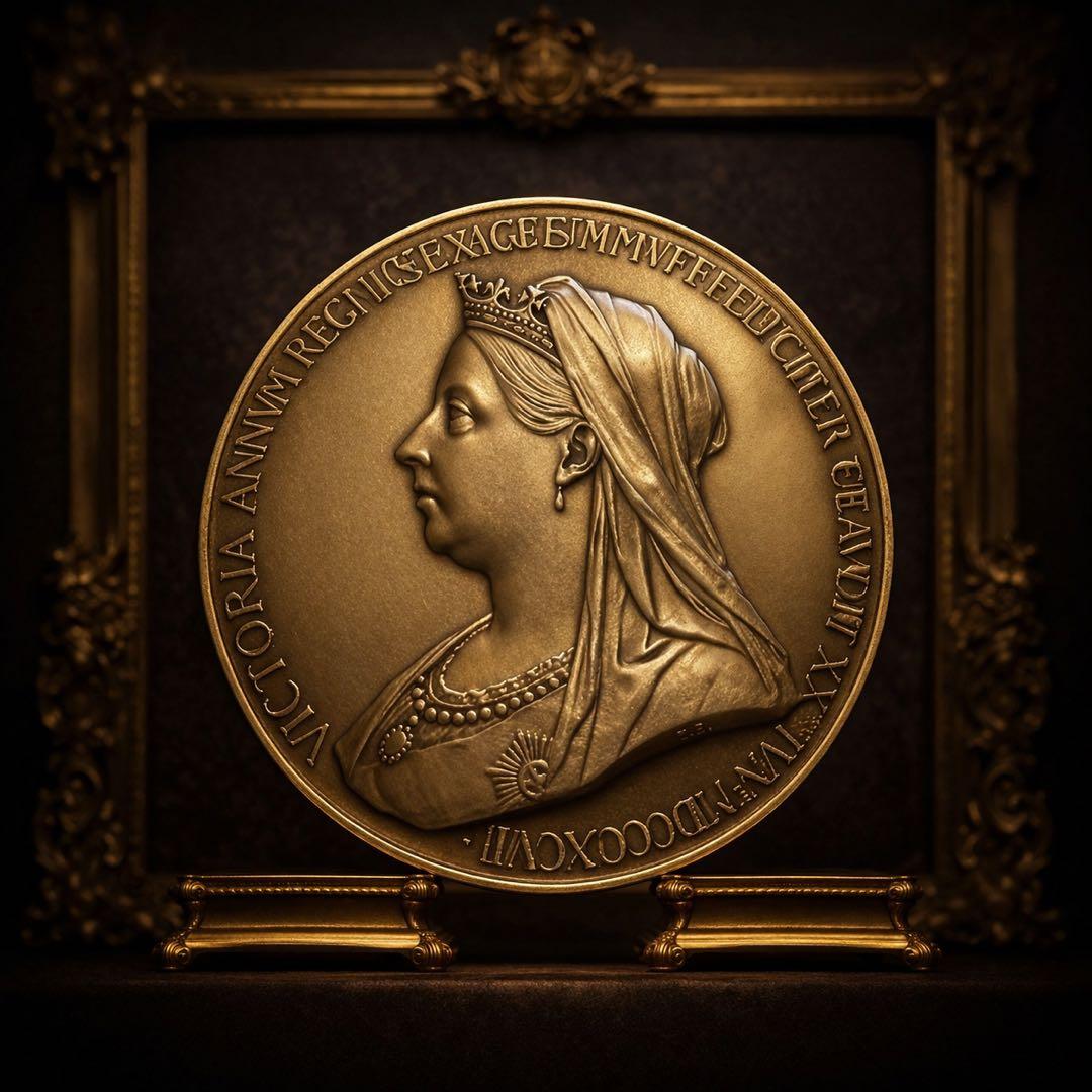 英国 1897年 ダイヤモンド ジュビリー シルバーメダル