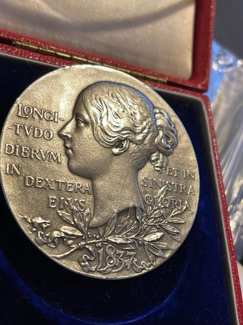 英国 1897年 ダイヤモンド ジュビリー シルバーメダル