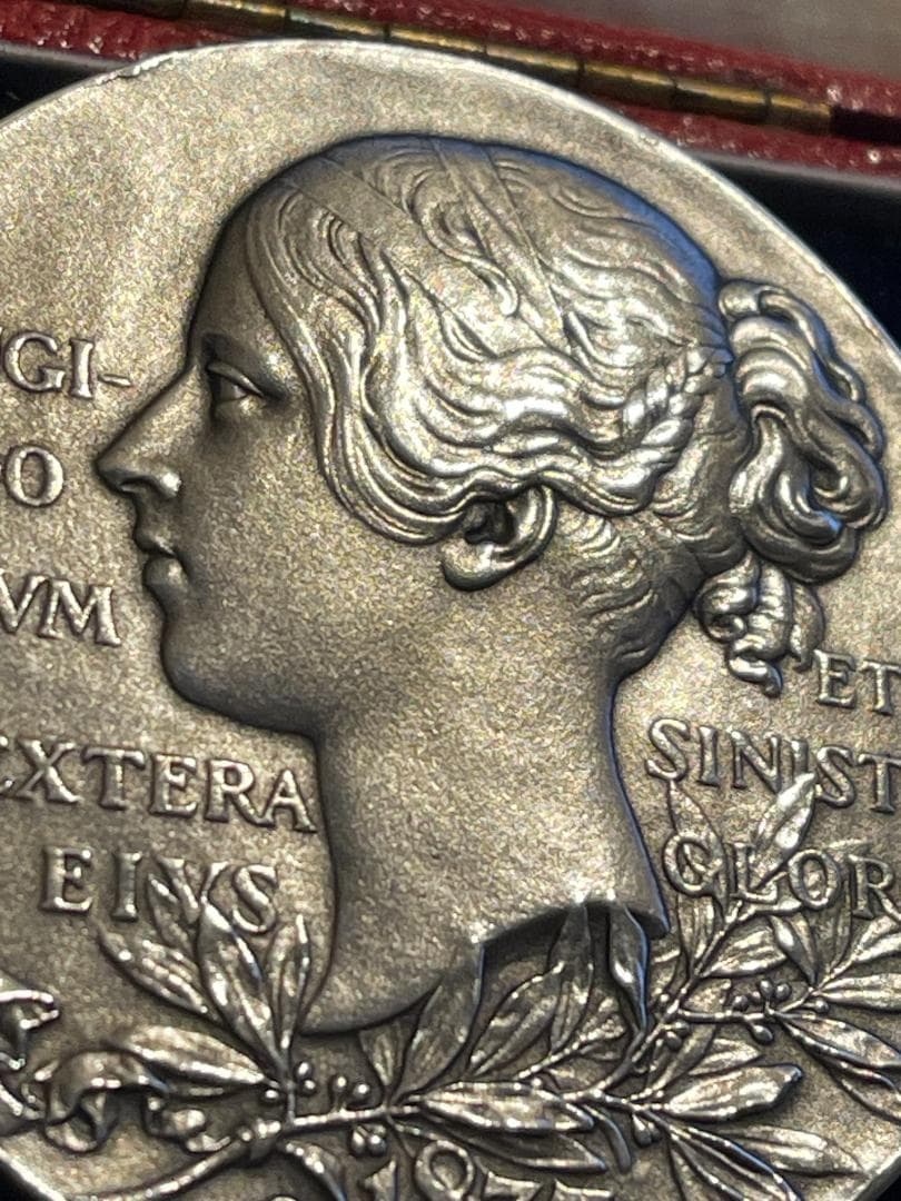 英国 1897年 ダイヤモンド ジュビリー シルバーメダル