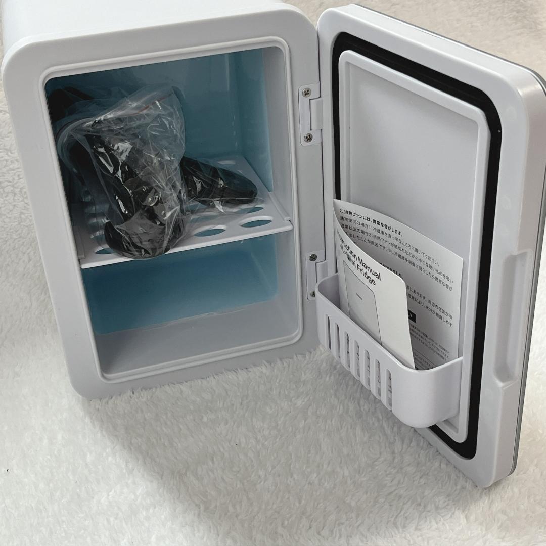 化粧品保管・寝室にも✨小型冷蔵庫 4L 冷温庫 コンパクト ミニ冷蔵庫