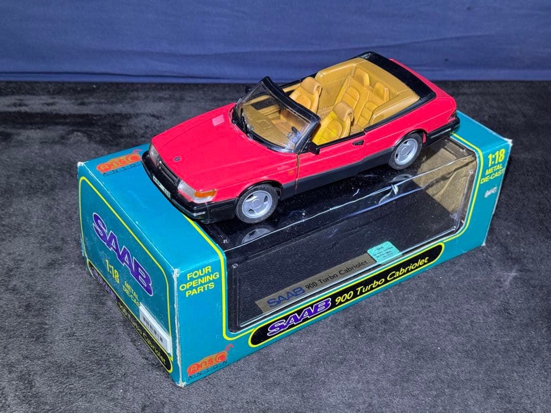 ミニカー ANSON SAAB 900 Turbo Cabriolet