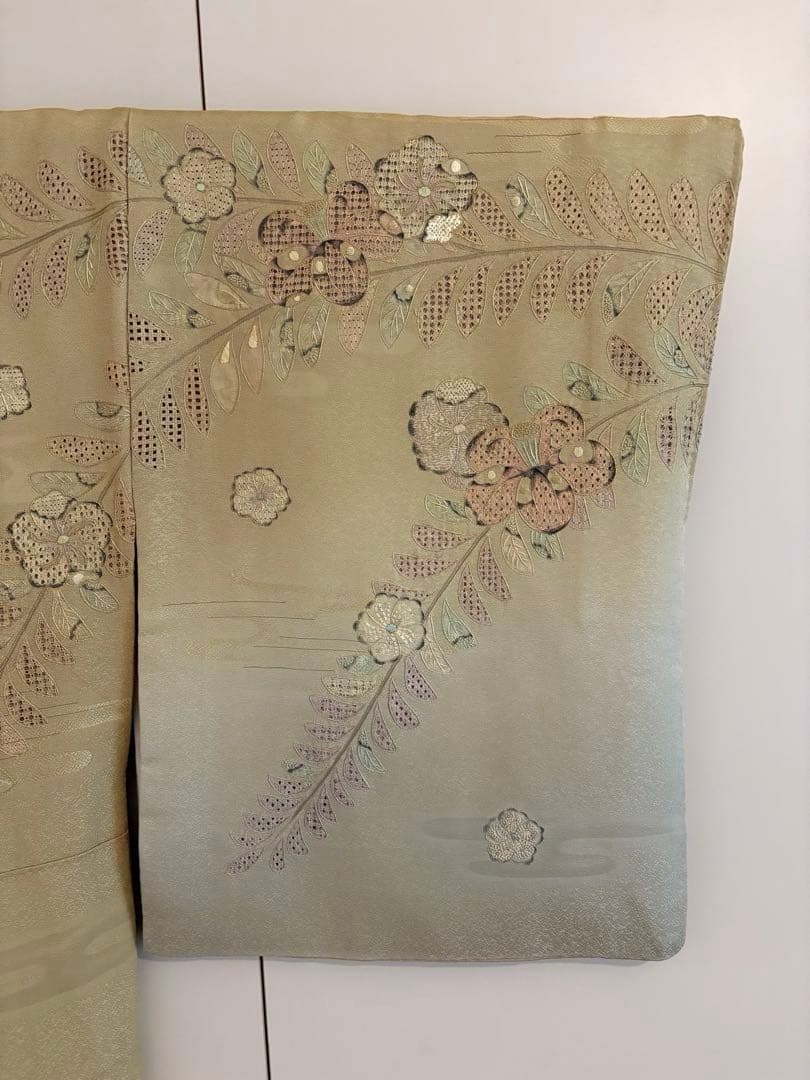 高級着物④訪問着 スワトウ刺繍