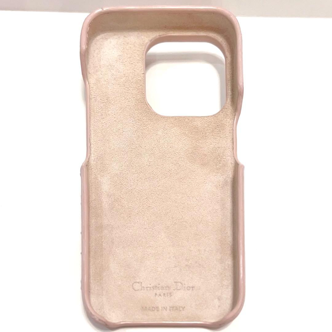 クリスチャンディオール iPhone15 Pro スマホ カナージュ ピンク