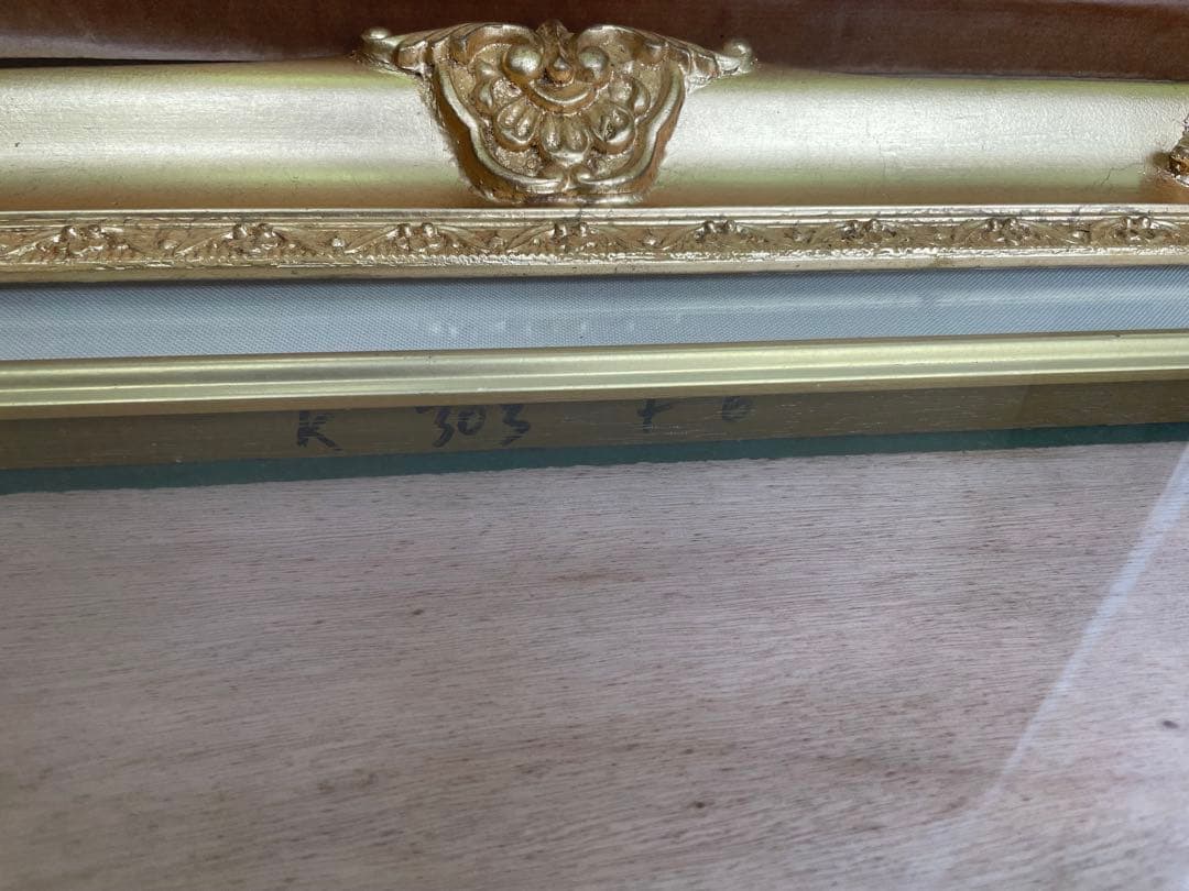 豪華金装飾 油彩額縁 ゴールドフレーム 箱付き