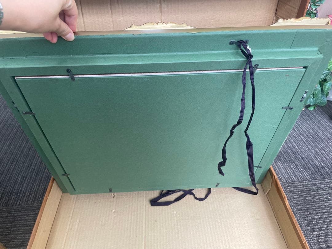 豪華金装飾 油彩額縁 ゴールドフレーム 箱付き