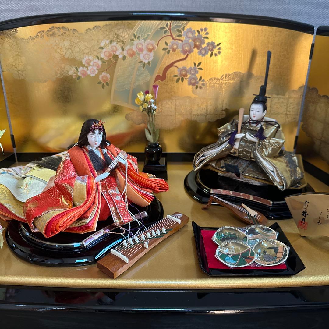 秀月　平安絵巻雛　雛人形