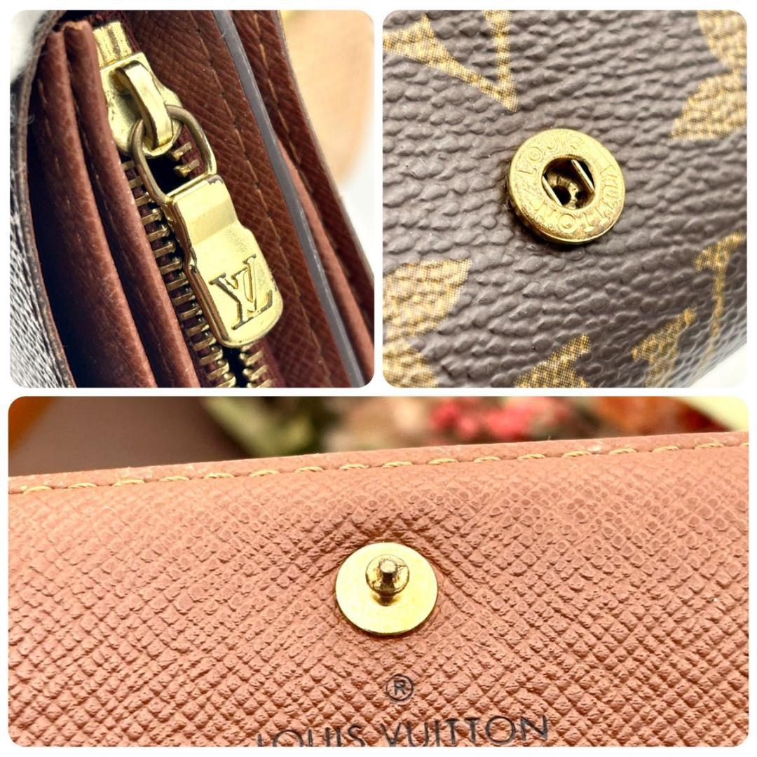 新型 ルイヴィトン モノグラム ポルトフォイユ トレゾール 財布 L字ファスナー