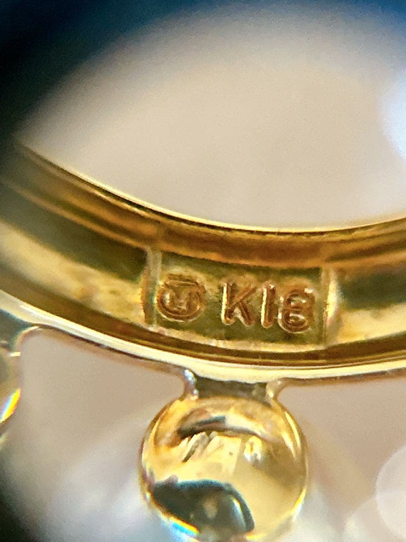 MIKIMOTO K18 パールブローチ⟡.·