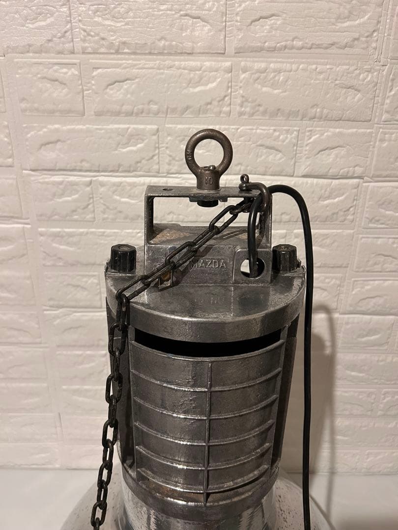 ヴィンテージ インダストリアルランプ　【フランスMAZDA製】