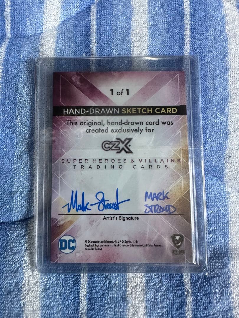 cryptozoic czx Mark Stroud ジョーカー スケッチカード