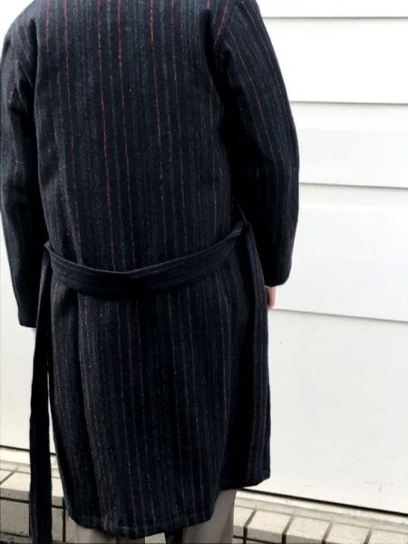 ジャケット・アウター WACKO MARIA MULTI STRIPED GOWN COAT