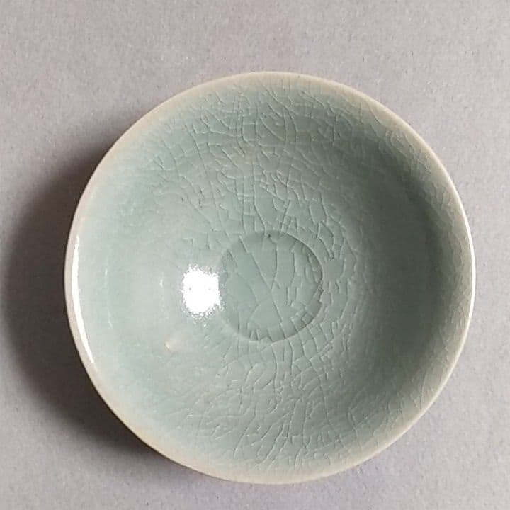 青磁茶碗　高麗青磁茶碗　鈴木五風氏作　大分県