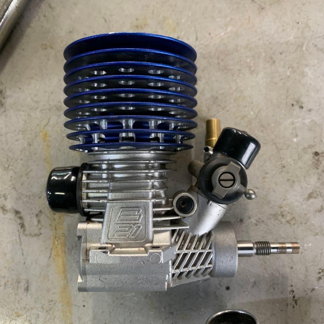 OS MAX 21 エンジン 青