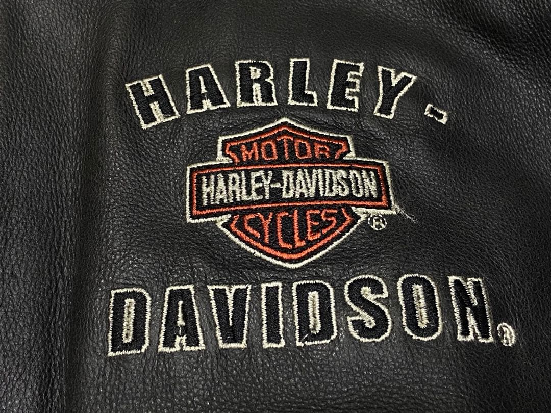 TA様 ハーレーダビッドソン シングル ライダース レザージャケット 両面刺繍